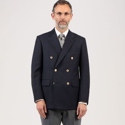 ウールツイル　ダブルブレステッド６Ｂジャケット　Ｄｏｒｍｅｕｉｌ　Ｂａｒａｔｈｅａ