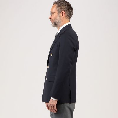 ウールツイル　ダブルブレステッド６Ｂジャケット　Ｄｏｒｍｅｕｉｌ　Ｂａｒａｔｈｅａ