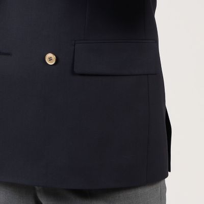 ウールツイル　ダブルブレステッド６Ｂジャケット　Ｄｏｒｍｅｕｉｌ　Ｂａｒａｔｈｅａ