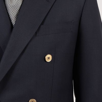 ウールツイル　ダブルブレステッド６Ｂジャケット　Ｄｏｒｍｅｕｉｌ　Ｂａｒａｔｈｅａ