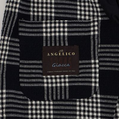 ウールサッカー　シングルブレステッド２Ｂジャケット　Ａｎｇｅｌｉｃｏ