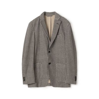 ポリエステルコットン シングルブレステッド2Bジャケット Roma