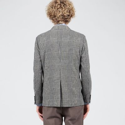 ポリエステルコットン シングルブレステッド2Bジャケット Roma