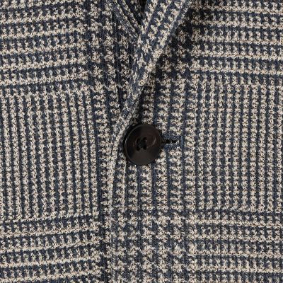 ポリエステルコットン シングルブレステッド2Bジャケット Roma