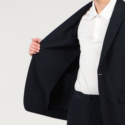 ナイロンタフタ　シングルブレステッド２Ｂジャケット