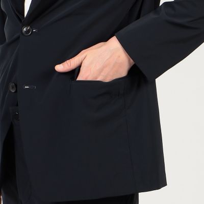 ナイロンタフタ　シングルブレステッド２Ｂジャケット