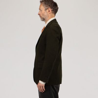 ストレッチモールスキン　シングルブレステッド３Ｂジャケット