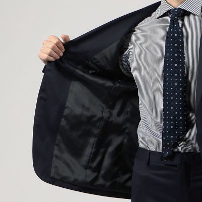 Ｓｕｐｅｒ１００’ｓウール　ソリッド　シングルブレステッド２Ｂジャケット
