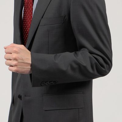 Ｓｕｐｅｒ１００’ｓウールシャークスキン　シングルブレステッド２Ｂジャケット