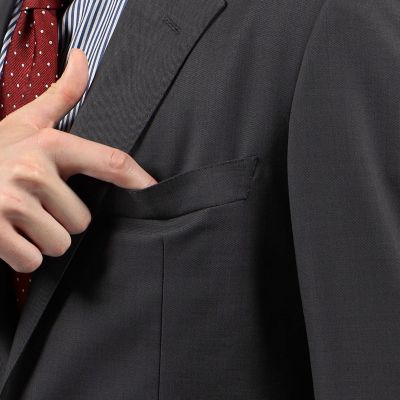 Ｓｕｐｅｒ１００’ｓウールシャークスキン　シングルブレステッド２Ｂジャケット