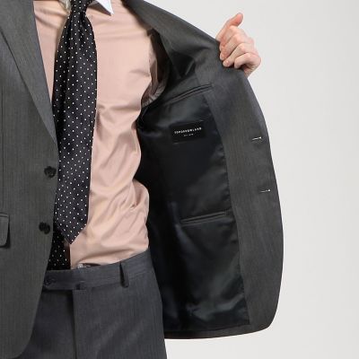 Ｓｕｐｅｒ１００’ｓウール　へリンボーン　シングルブレステッド２Ｂジャケット