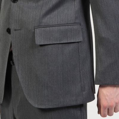 Ｓｕｐｅｒ１００’ｓウール　へリンボーン　シングルブレステッド２Ｂジャケット