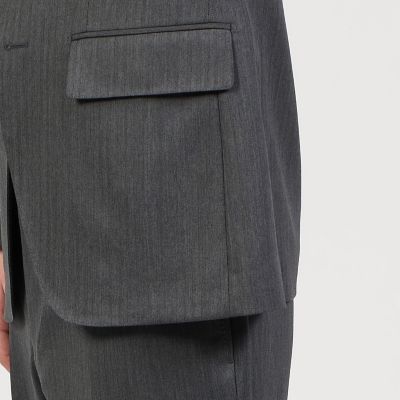 Ｓｕｐｅｒ１００’ｓウール　へリンボーン　シングルブレステッド２Ｂジャケット