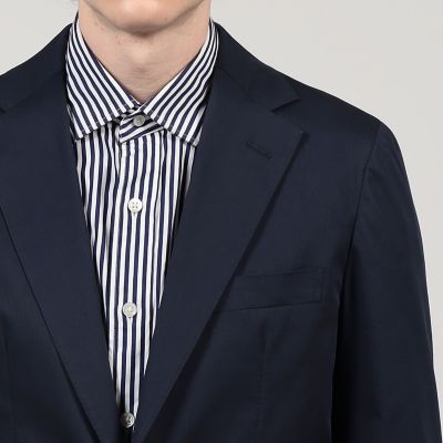 コットンポリエステル　シングルブレステッド２Ｂジャケット