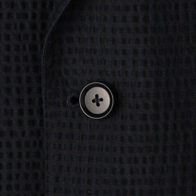 【タイムセール：６月３０日（月）午前９時３０分迄】シルクコットンシアサッカー　シングルブレステッド３Ｂジャケット