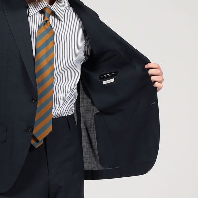 Super120'sウールポリエステル シングルブレステッド2B