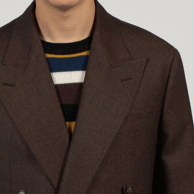 ウールサキソニー　ダブルブレステッド４Ｂジャケット