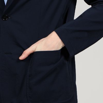 コンパクトナイロン　シングルブレステッド２Ｂジャケット