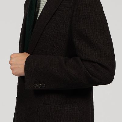 ウールメッシュ　シングルブレステッド２Ｂジャケット