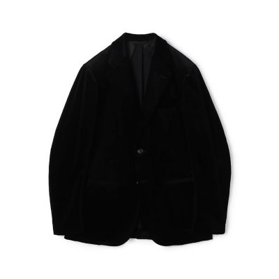 ウォッシュドベルベット　シングルブレステッド　２Ｂジャケット　ＰＯＮＴＯＧＬＩＯ
