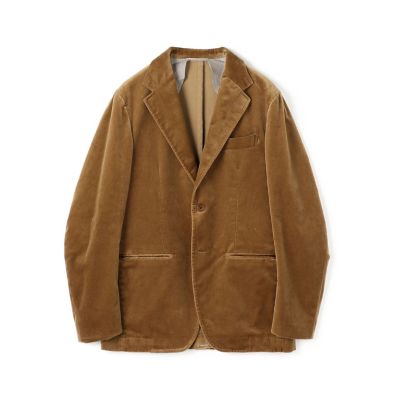 ウォッシュドベルベット　シングルブレステッド　２Ｂジャケット　ＰＯＮＴＯＧＬＩＯ