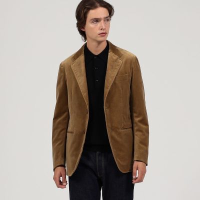 ウォッシュドベルベット　シングルブレステッド　２Ｂジャケット　ＰＯＮＴＯＧＬＩＯ