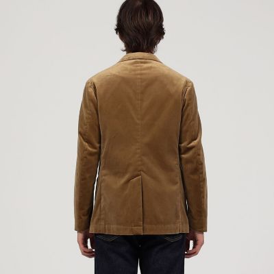 ウォッシュドベルベット　シングルブレステッド　２Ｂジャケット　ＰＯＮＴＯＧＬＩＯ