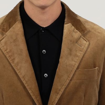 ウォッシュドベルベット　シングルブレステッド　２Ｂジャケット　ＰＯＮＴＯＧＬＩＯ