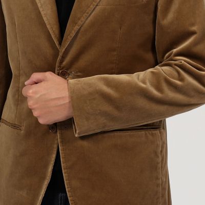 ウォッシュドベルベット　シングルブレステッド　２Ｂジャケット　ＰＯＮＴＯＧＬＩＯ
