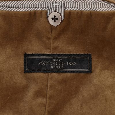 ウォッシュドベルベット　シングルブレステッド　２Ｂジャケット　ＰＯＮＴＯＧＬＩＯ