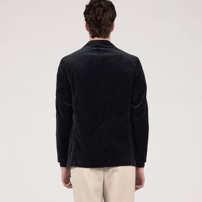 ウォッシュドベルベット シングルブレステッド 2Bジャケット