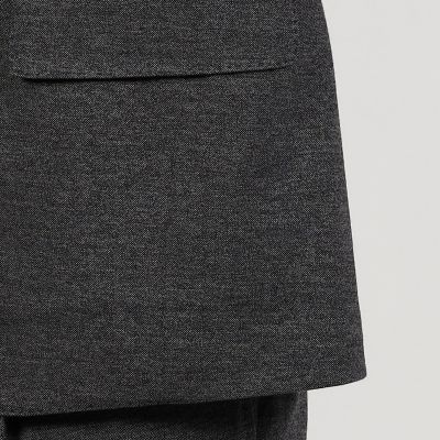 ウールコットンジャージー　シングルブレステッド　２Ｂ　ジャケット