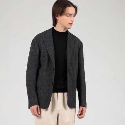 ウールシルクナイロン　シングルブレステッド　２Ｂジャケット　ＣＡＲＬＯ　ＢＡＲＢＥＲＡ