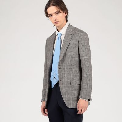 ＳＵＭＭＥＲ　ＴＩＭＥ　ウールシルクリネン　シングルブレステッド　２Ｂジャケット　ＬＯＲＯ　ＰＩＡＮＡ