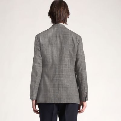 ＳＵＭＭＥＲ　ＴＩＭＥ　ウールシルクリネン　シングルブレステッド　２Ｂジャケット　ＬＯＲＯ　ＰＩＡＮＡ