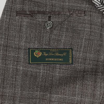 ＳＵＭＭＥＲ　ＴＩＭＥ　ウールシルクリネン　シングルブレステッド　２Ｂジャケット　ＬＯＲＯ　ＰＩＡＮＡ
