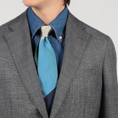 ＳＵＭＭＥＲ　ＴＩＭＥ　ウールシルクリネン　シングルブレステッド　２Ｂジャケット　ＬＯＲＯ　ＰＩＡＮＡ