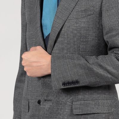 ＳＵＭＭＥＲ　ＴＩＭＥ　ウールシルクリネン　シングルブレステッド　２Ｂジャケット　ＬＯＲＯ　ＰＩＡＮＡ