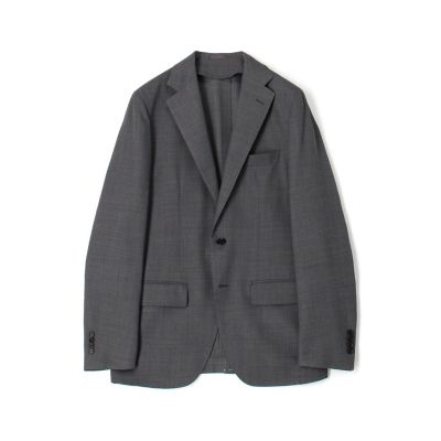 Ｓｕｐｅｒ１２０&rsquo;ｓウールポリエステル　ホップサック　シングルブレステッド２Ｂジャケット