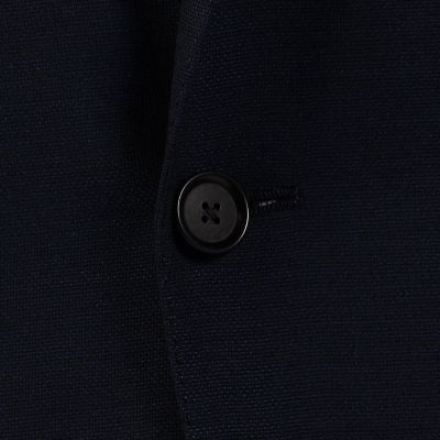 Ｓｕｐｅｒ１２０&rsquo;ｓウールポリエステル　ホップサック　シングルブレステッド２Ｂジャケット
