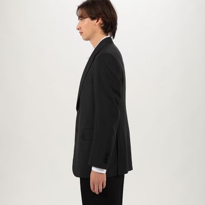 ウールシルクリネン シングルブレステッド2Bジャケット ROGNA
