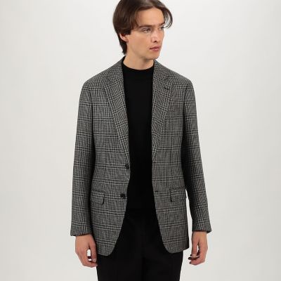 シルクウール シングルブレステッド 2Bジャケット DI PRAY