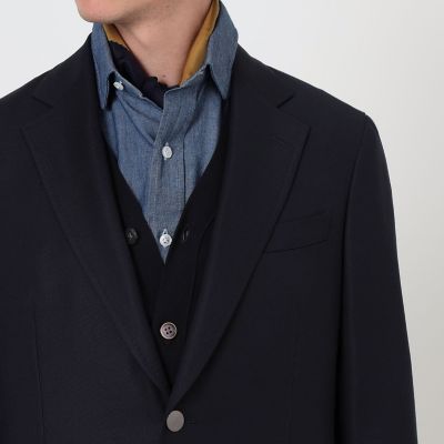 店舗限定】ウールホップサック シングルブレステッド 2Bジャケット