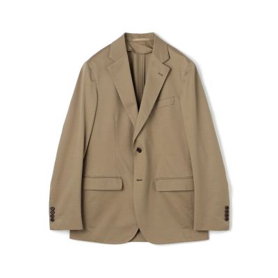 【25SS/未使用近】トゥモローランド ジャケット 44　2B　ストレッチツイル コットンポリエステル ストレッチツイルジャージー シングルブレス
