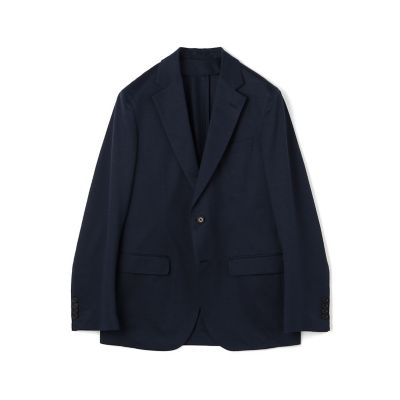 【25SS/未使用近】トゥモローランド ジャケット 44　2B　ストレッチツイル コットンポリエステル ストレッチツイルジャージー シングルブレス