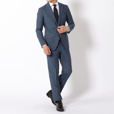 ＜TOMORROWLAND (Men)＞Ｓｕｐｅｒ１３０’ｓウールシルクプレーンウィーブ　２ボタンジャケット