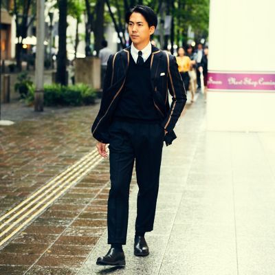 ＜TOMORROWLAND (Men)＞ウールサージ　２ボタンブレザー