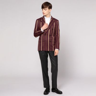 ＜TOMORROWLAND (Men)＞ウールサージ　６ボタンダブルブレストブレザー