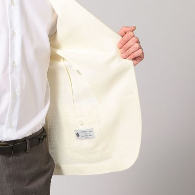 シルクリネンツイード　２Ｂテーラードジャケット　ＦＥＲＬＡ