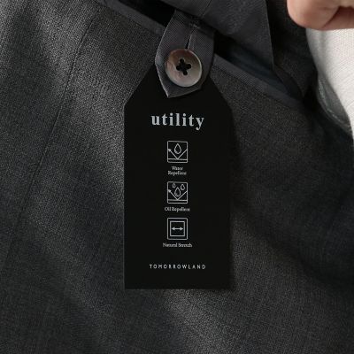ウールシルクホップサック　２Ｂブレザージャケット　ｕｔｉｌｉｔｙ